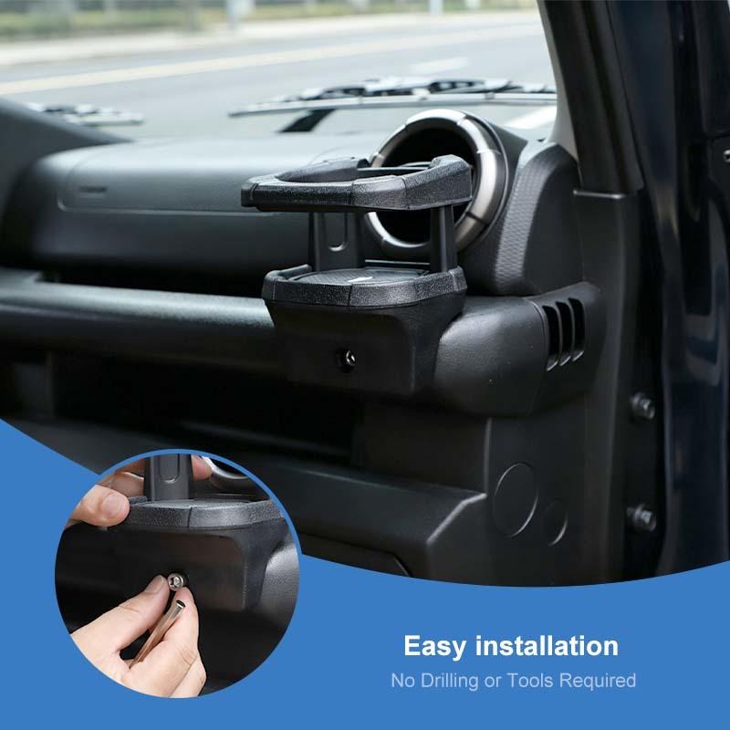 Cup Holder Storage Box Organizer Container For Suzuki Jimny 2019 2020 2021 2022 2023 2024 2025 2026 Up Stowing Tidying Accessories