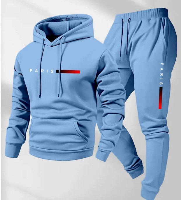 2025 Herren Logo-Print Kapuzenpullover & Jogginghosen Set