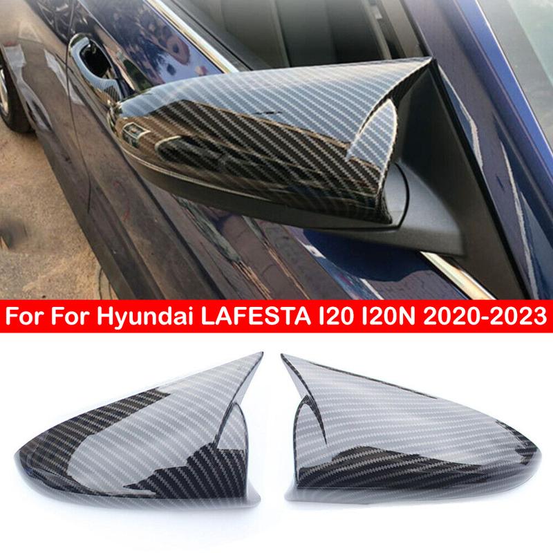 

Для Hyundai LAFESTA I20 I20N BAYON-автомобильное боковое зеркало заднего вида, наклейка, крышка крыла, наружная дверная накладка, карбоновая авто