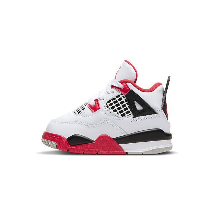 

New Jordan 4 Retro Fire Red 2020 TD BQ7670-160 26