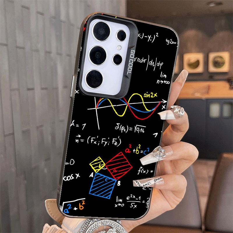 Physics Chemical Mathematics Shockproof Phone Case for Samsung A17 A16 A15 A14 A37 A57 A36 A56 A26 A35 A55 A25 A34 A54 A24 A13 A