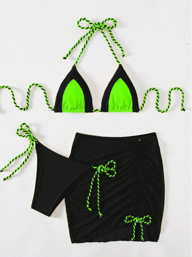 Swimsuit Three-piece Bikini Split Women's Swimsuit Bikini Fashion