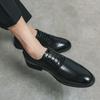 Fashion Size 38-48 Classic Men Business Dress Shoes Men Casual Comfortable Fashion Leather Shoes Men Gentleman Banquet Brand Derby Shoes