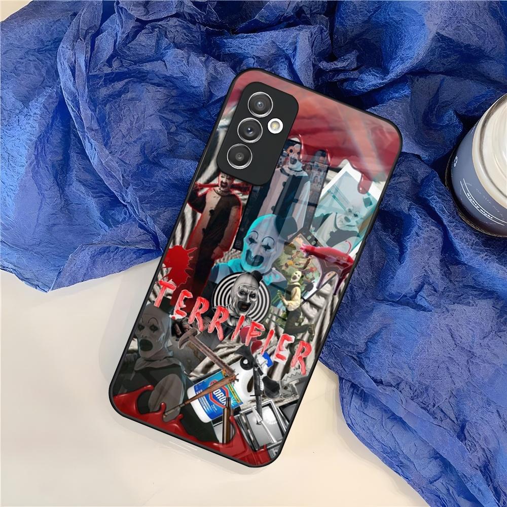 Horrorfilm-Terroristen-Handyhülle für Samsung S25 S24 S30 S21 S23 S20 S22 Fe S10 E S9 Note 20 Pro Ultra Plus Glasabdeckung