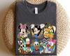 Retro 90s Cute Disney Mickey and Friends Shirt, Donald, Unisex T-shirt Family Birthday Gift Adult Kid Toddler Tee Comfort Colors Tee, Minnie