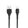 Kabel USB Lightning Beline 1m Schnellladung Schwarz