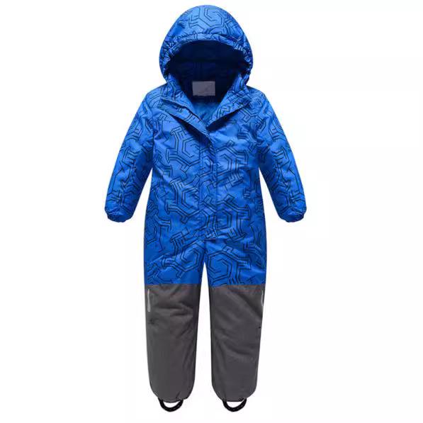 Windproof Waterproof Thickened Children's One-Piece Ski Suit