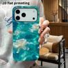 Phone Case: 2D Flat Suitable for iPhone 18 17 16 15 14 13 Pro Film Protective Case, Couple Style, White Flowers, Christmas and Halloween Holiday Gift