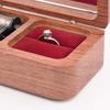 Sinzyo Cylinder Music Box, Wooden, with Ring Holder (Rosewood, Song Canon)