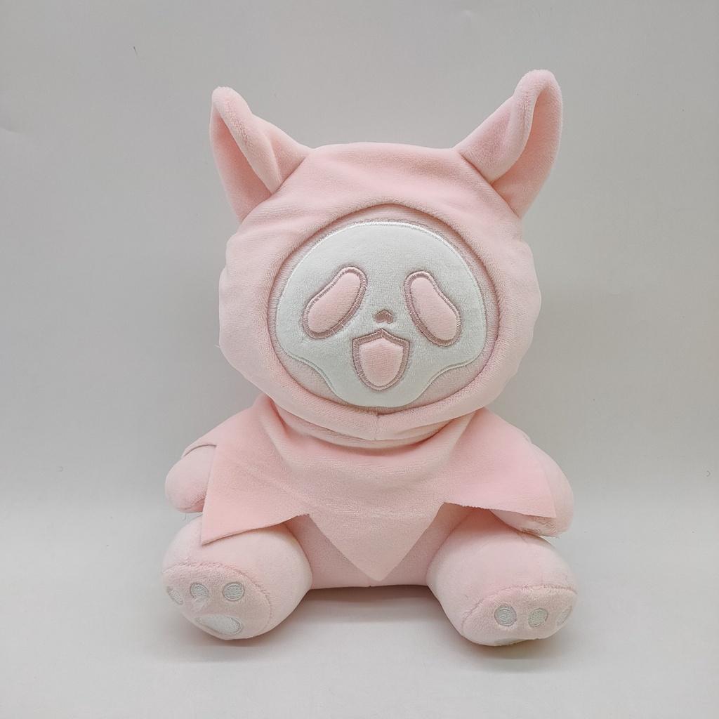 Ghostcat Face Qc Hell Death Plush Toy Halloween Night Light Doll