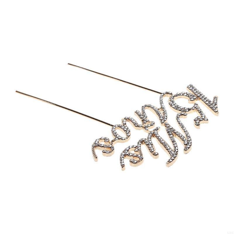 Sparkling Bling Number 15 Mis Anos Letters Cake for Rhinestone Alloy Cupc X3UC