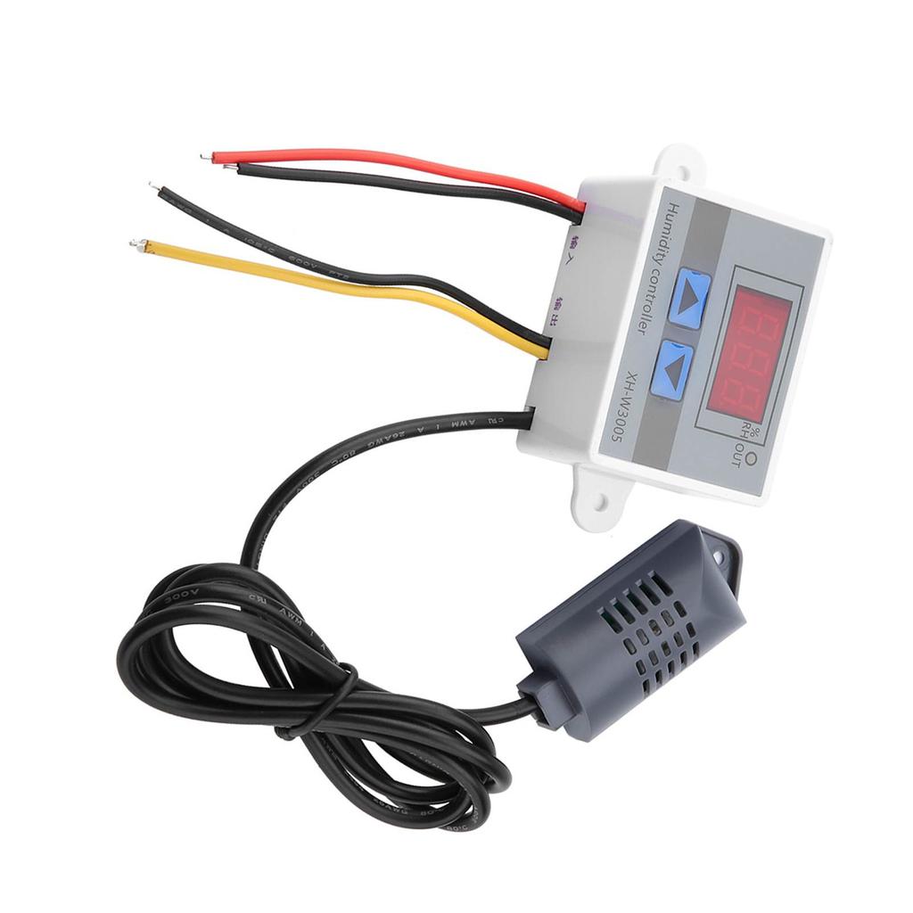 XH W3005 Higrometru Digital Controler Comutator Senzor Umiditate 0 99% RH 220V