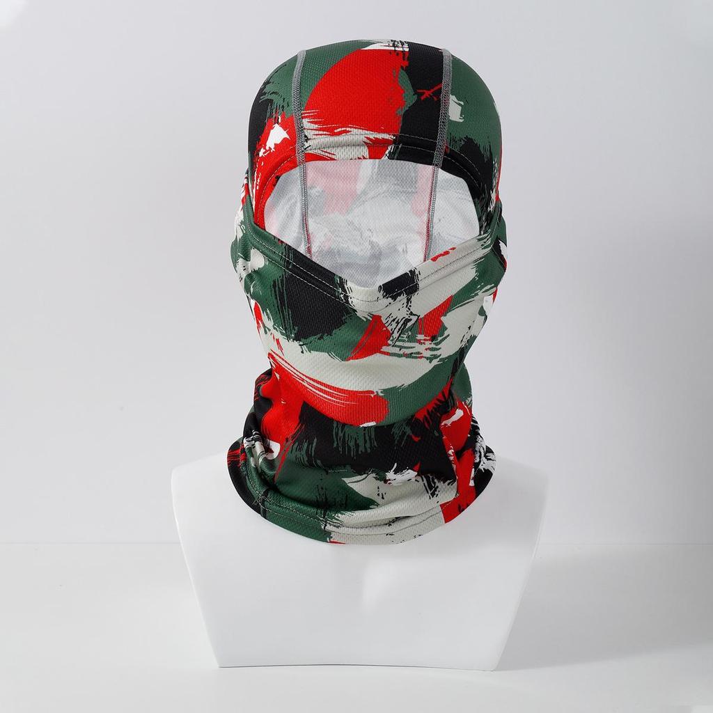 Exclusive Summer Outdoor Cycling Face Cover: Dustproof, Sun-Protective, Breathable, Quick-Dry Neck Gaiter with Single Hole Design