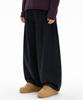FILLUMINATE Cotton Side Tuck Balloon Pants - Black
