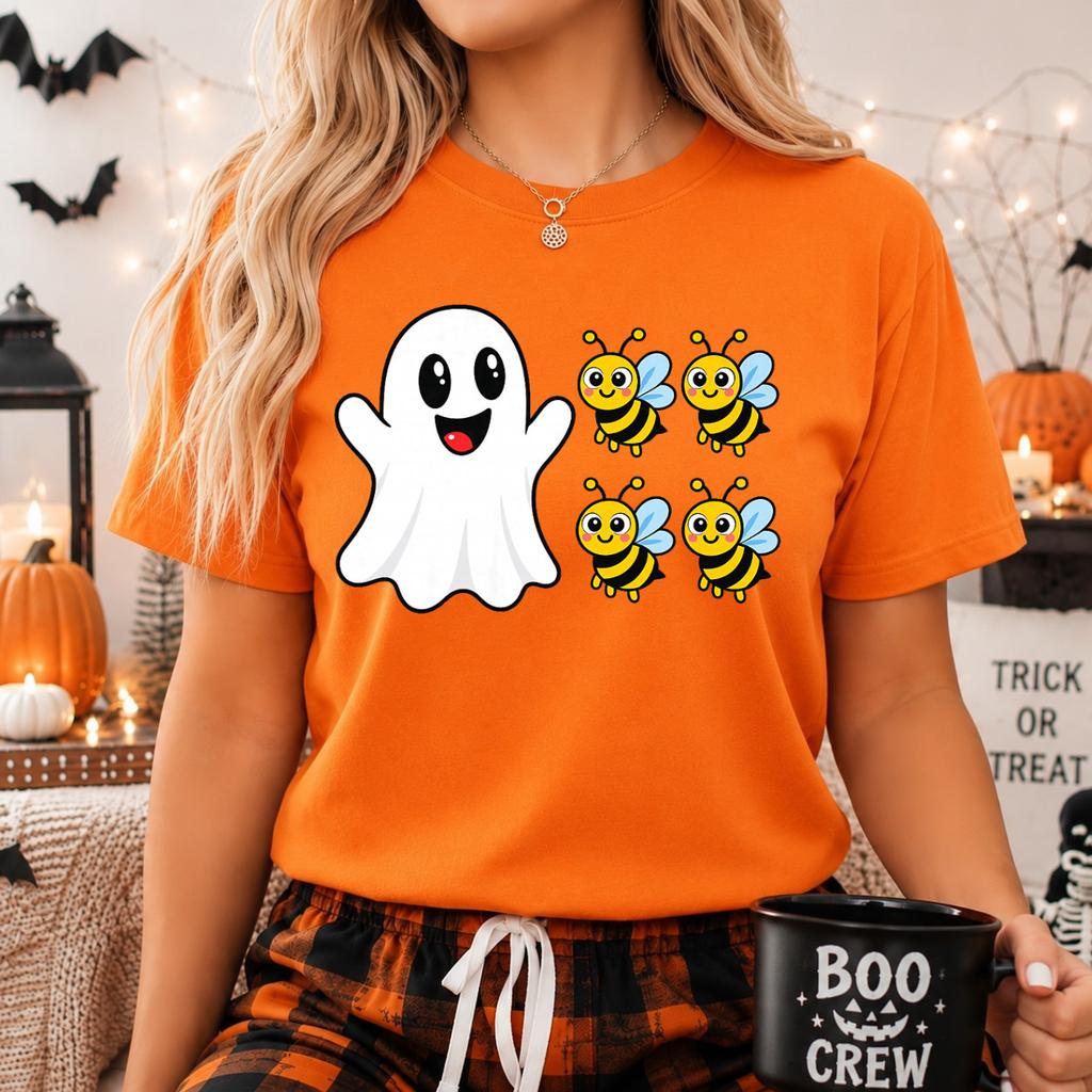 Boo Bees Shirt, Ghost Bees, Boo 4 Bees Funny Halloween T-Shirt
