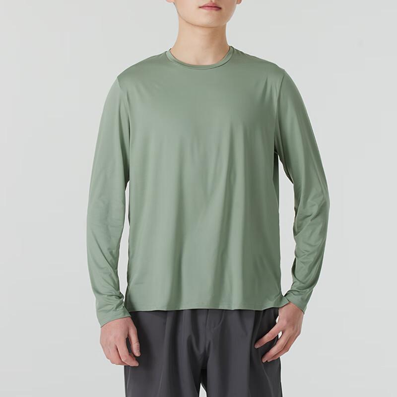 Under Armour Cómodo Jersey de Cuello Redondo Transpirable Camiseta de Manga Larga Tops para Hombre Verde 1387390-505