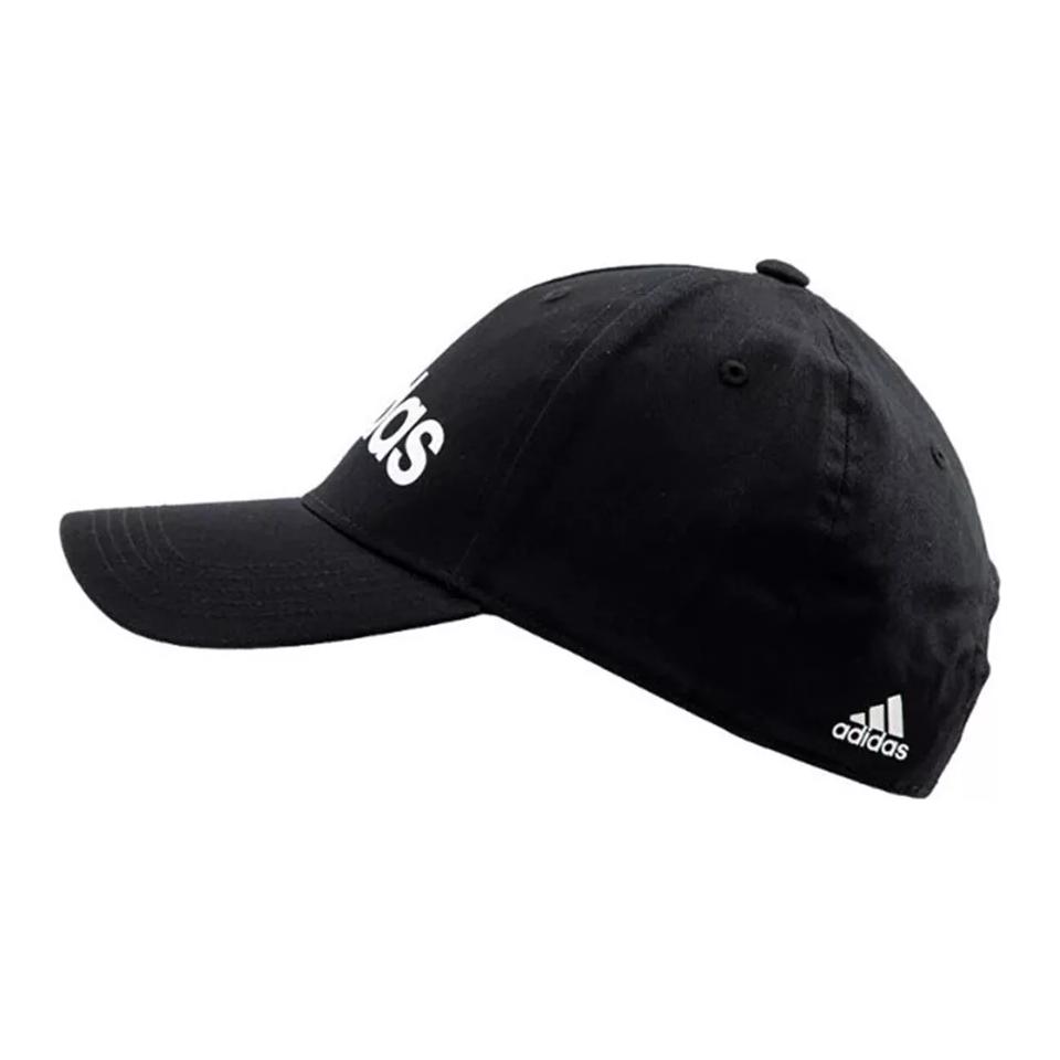 Adidas Logo Cotton Baseball Cap Unisex caps Black HT6356