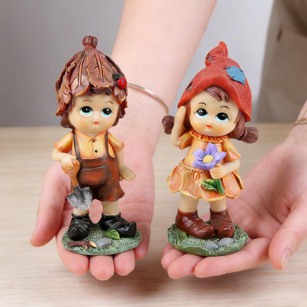 Paar-Ornamente Harz-Handwerkskunst Heimdekoration Skulpturen Design-Skulpturen