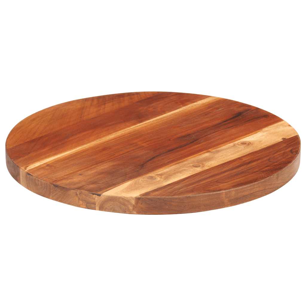 Massivholz Tischplatte Palisander Rund 25 27 mm 40 cm