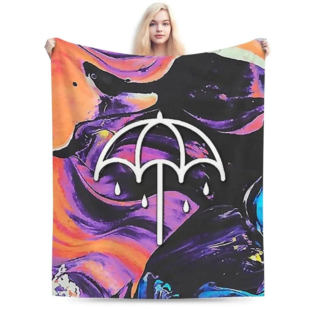 Splash Bmth Umbrella Blankets Soft Warm Flannel Throw Blanket Cover for Bed Living Room Picnic Travel Home Sofa