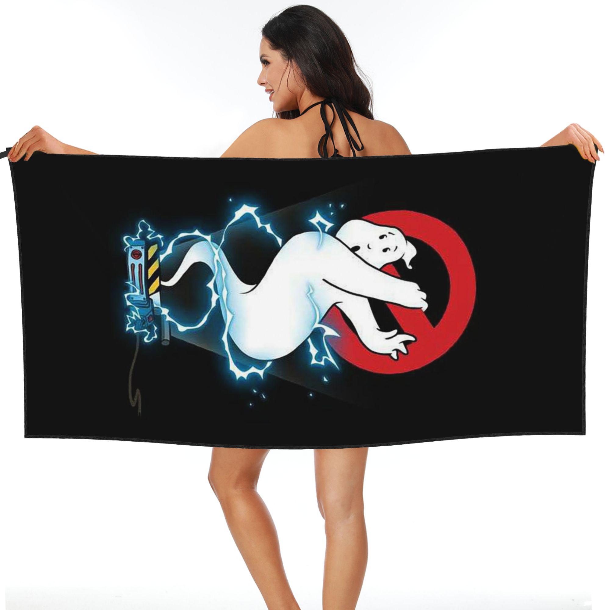 

Ghostbusters Slimer Beach Towel Soft Microfiber Quick Dry Absorbent Quick Towels For Bath W40*H60(CM)