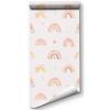 Modern Rainbow Peel and Stick Wallpaper Watercolor Self Adhesive Wallpaper Removable Contact Paper for Cabinets Drawers Decor