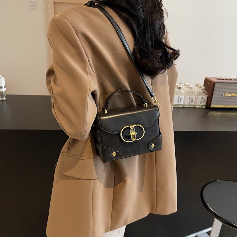 Niche Handbag Women's 2025 New Versatile Fashion Shoulder Handbag Internet Celebrity Messenger Small Square Bag
