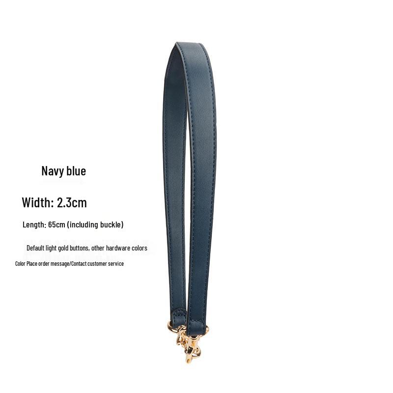 Black PU Handbag Replacement Strap: Women's Underarm Bag, Short Single Shoulder Handle, Trendy Plain Design