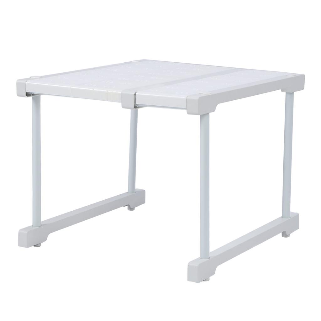 Expandable Cabinet Shelf Carbon Steel ABS PP Closet Storage Shelf Cabinet Organizer Riser Rack for Kitchen Cupboard