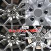 17MM 24x Wheel Center Nut Cover Lug Bolt Gray/Black Tire Cap With Removal Tool Universal For Dodge Skoda Hyundai Lexus GMC Benz