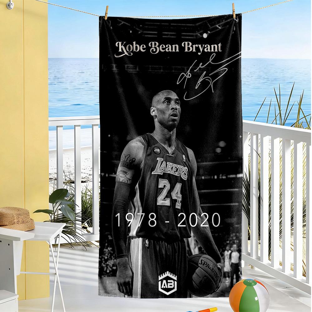 Kobe Customize Your Name Beach Towel High Absorbency Quickdry