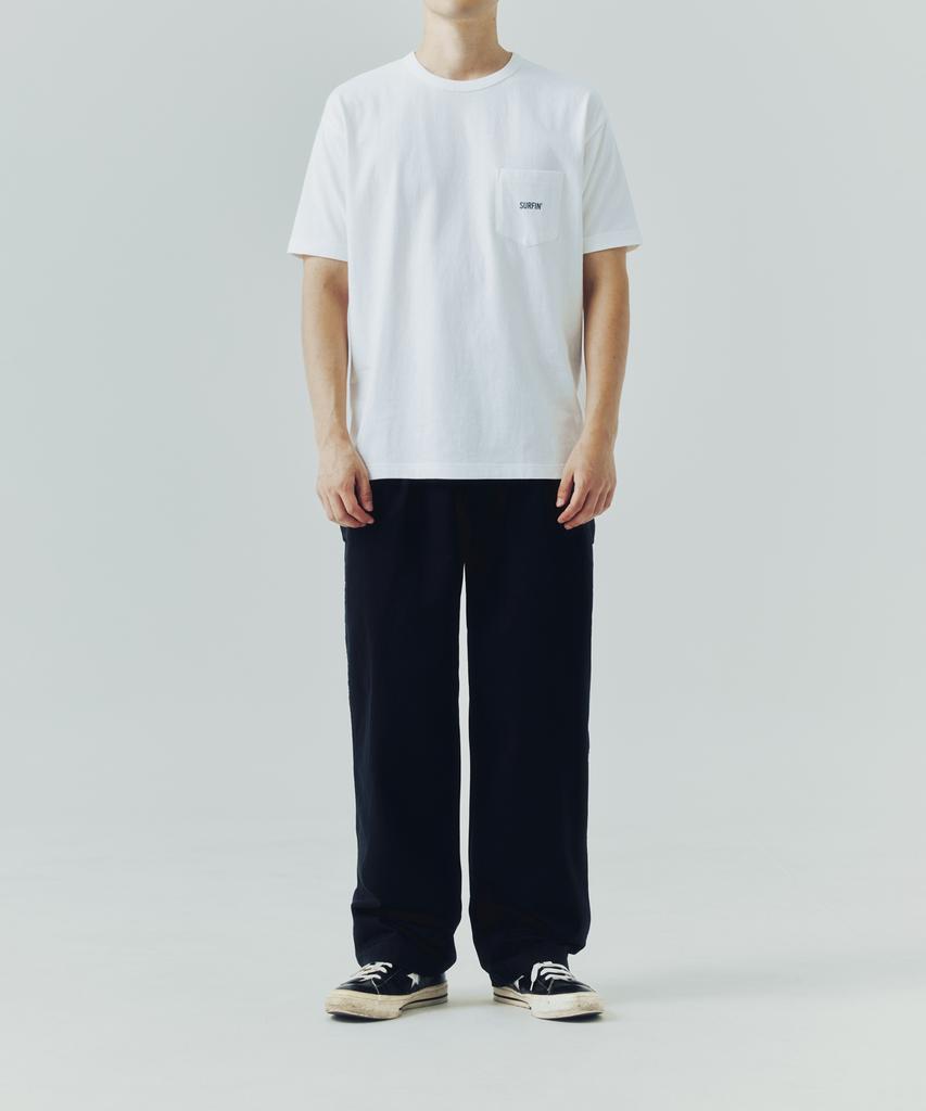 ESPIONAGE (Standard Fit) Surfin Pocket Tee Off White