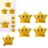 Super Mario Yellow Star Plush Toy 30cm Short Furry Figure