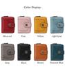 2025 Fashion Women's Cutout Short Wallet with Large Capacity Zipper Coin Purse and Retro Card Holder