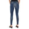 Women's 10DB50350 Distressed Long Jeans with Slim-Cut Hems
