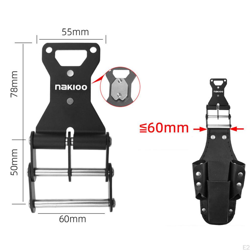 Пряжка-застібка для ременя інструментів зі швидким звільненням для поясної сумки, Електриків, Універсальна