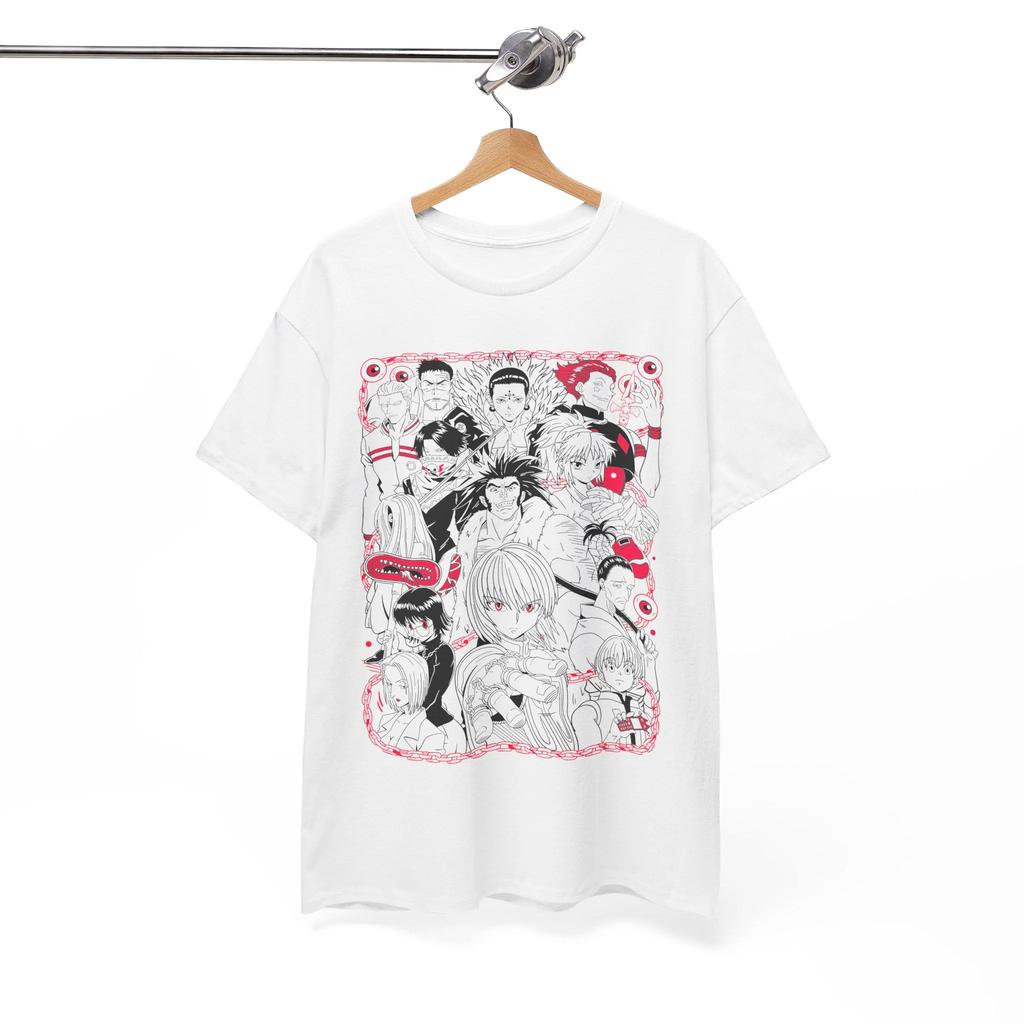 Anime Enthusiast Tshirt Manga Shirt Mens and Womens Summer Cotton Loose and Fashionable Round Neck Short Sleeved Top