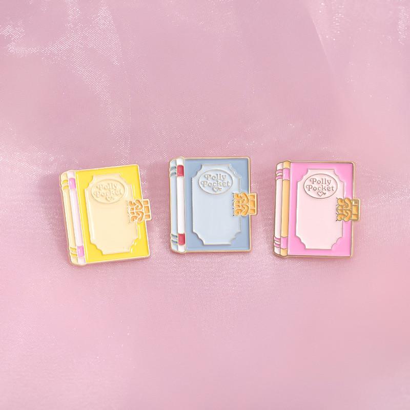 Cartoon Character Stylish Alloy Brooch Colorful Design Perfect For Bags And Clothing