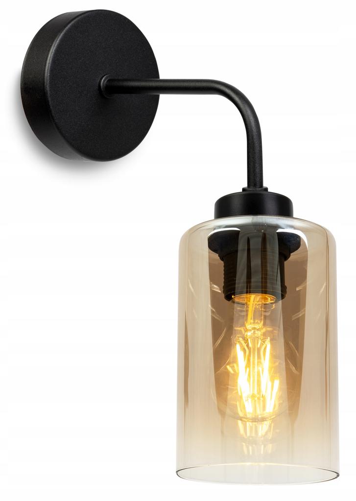 UNIQUE WALL LAMP ELEGANT GLASS SHADE