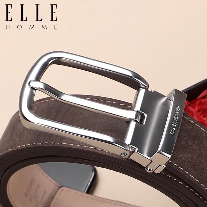 

Мужской кожаный ремень ELLE HOMME с пряжкой-булавкой 110cm Adjustable