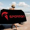 Printing S-Spartan G-Gladiator Logo Beach Towel Colorful Bath Towels for Girl Microfiber Quick Dry Custom Sand Free Beach