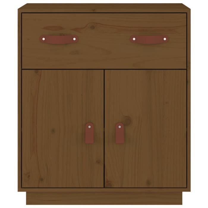VidaXL Buffet Honey Brown 65.5x40x75 Cm Solid Pine Wood 820130