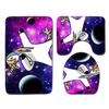 Unicorn Bathroom Toilet Three-Piece Floor Mat Doormat Bathroom Carpet