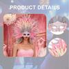 Feather Headdress Cosplay Headband Headwear Photo Props Fancy Dress Masquerade for Thanksgiving