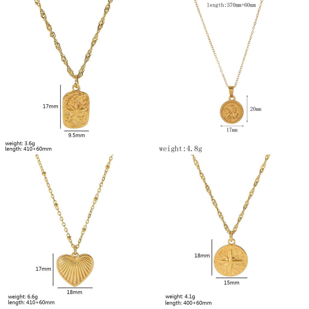 Style Star Shape Titanium Steel Pendant Necklace For Men And Women
