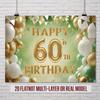 60th Birthday Party Backdrop - Studio Photo Prop