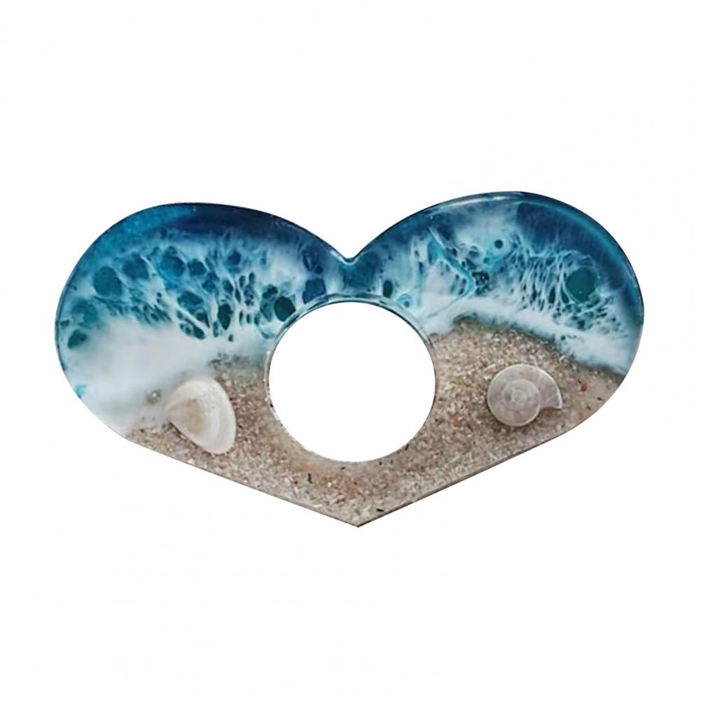 

Book Page Holder for Reading Handcrafted Ocean Beach Book Page Holder Coastal Resin Thumb Ring Reading Accessory