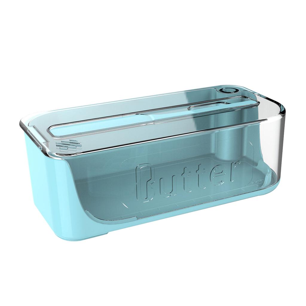 Butter Dish With Knife and Lid Plastic Butter Storage Box Cheese Storage Keeper for Refrigerator Dishwasher Safe