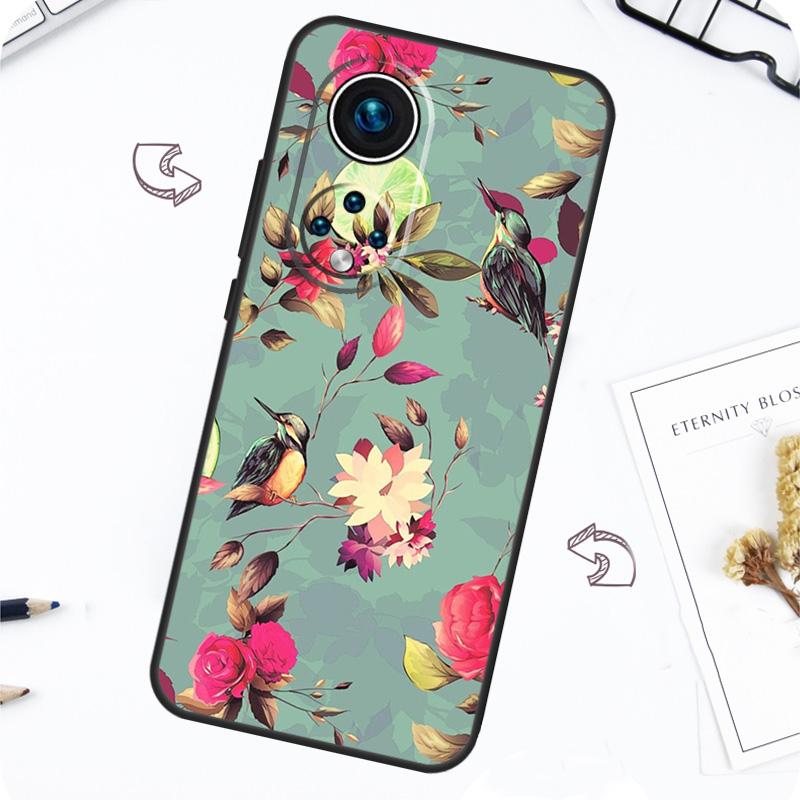 Garden Birds Case For Honor Magic 7 Lite 5 6 Pro Honor 200 50 70 90 Lite X8b X9a X8a X8 X9 X9c X9b Cover