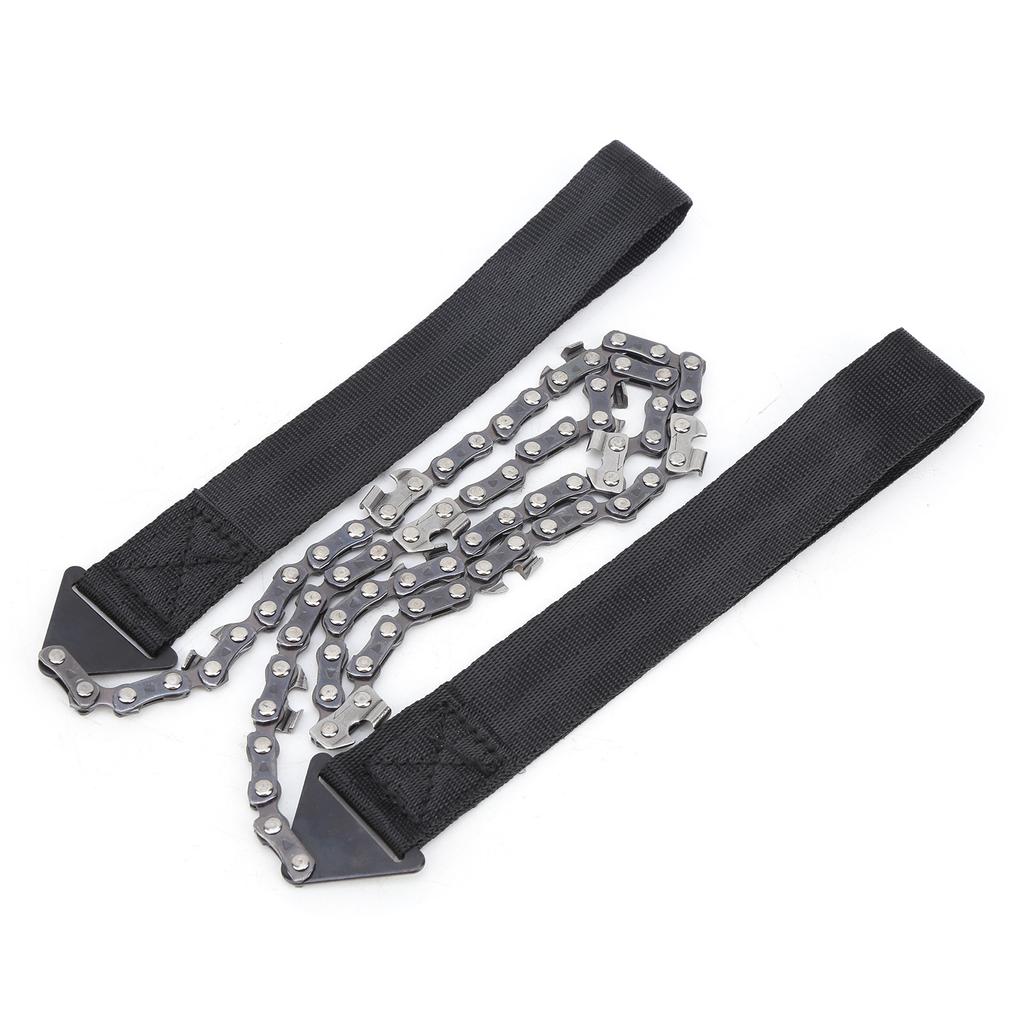 Outdoor Chainsaw 11 Teeth Portable Hand Wire Pocket Ferromanganese Saw for Outdoor Camping Survival
